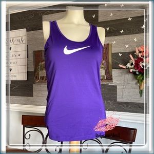 Nike Pro | Dri Fit Tank Sz Med color purple.